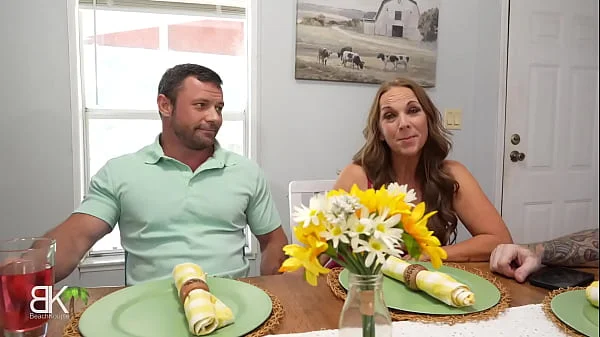 StepSon sneaks into room while we are in bed to BREED BIG ASS MILF CHEATING STEPMOM