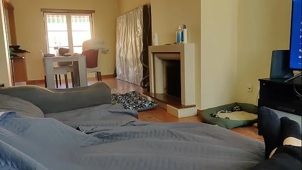 Stepmom complains about sperm mess and offers masturbation egg